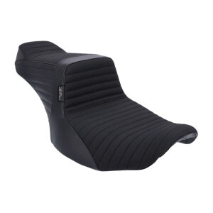 Le Pera, Tailwhip Pleated 2-Up Seat. Gripp. Black