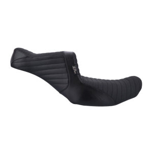 Le Pera, Tailwhip Pleated 2-Up Seat. Gripp. Black