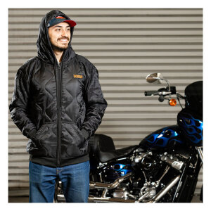 Biltwell Woobie zip hoodie black Size S