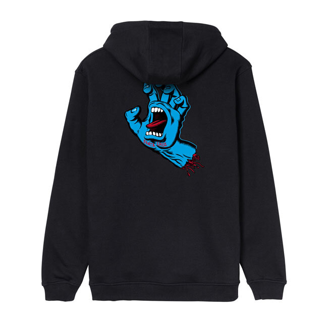 Santa Cruz Screaming Hand Chest hoodie black Size M
