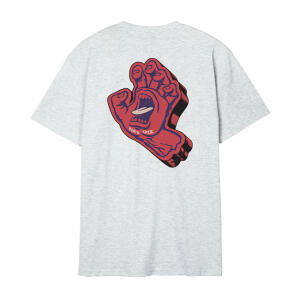 Santa Cruz Screaming Foam Hand t-shirt athletic heather Size S
