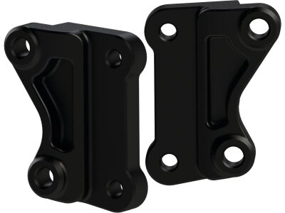 Axial Front Brake Caliper Adapter Set, For Upside Down Fork, From 300 mm to 340 mm Double Brake Discs Black Front Left Right