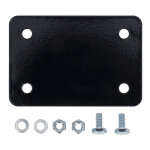 Dominator, clubstyle crash bar adapter bracket Dyna. Black