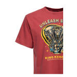 King Kerosin Unleash Spirit t-shirt Burgundy Size 2XL