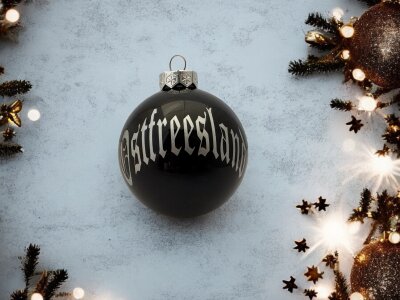 OFC-Weihnachtsbaumkugel Ostfreesland-Ostfriesland, 8cm