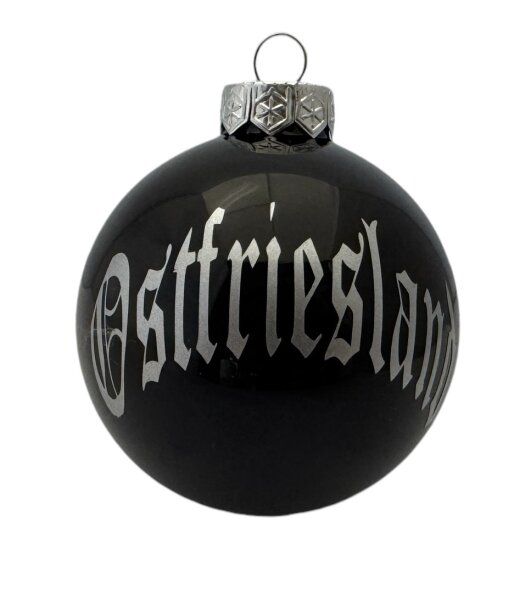 OFC-Weihnachtsbaumkugel Ostfreesland-Ostfriesland, 8cm...
