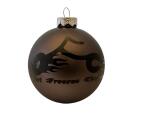 OFC-Weihnachtsbaumkugel OFC-Logo-Save The Choppers, titangrau, 8cm