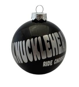 OFC-Weihnachtsbaumkugel Knucklehead, schwarz, 8cm