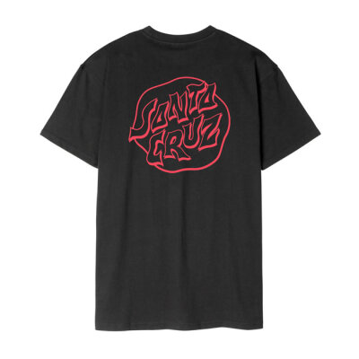 Santa Cruz Fever Dream Mono Dot t-shirt black Size XL