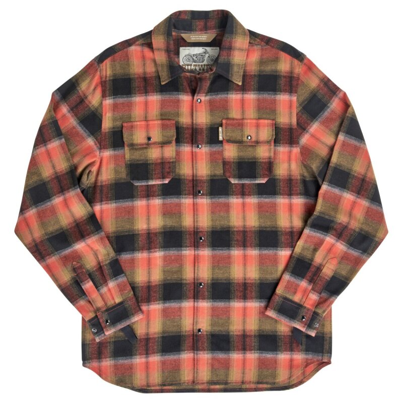 Shirt Flannel Hi Test Rust Xs