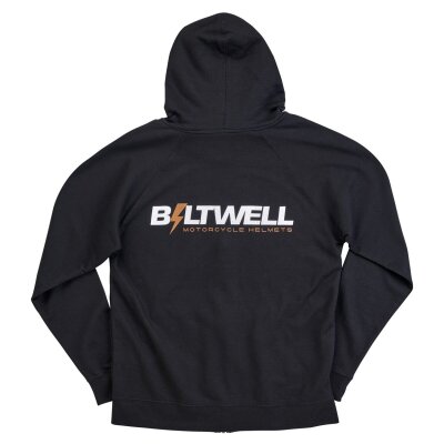 Hoodie Bolts Zip Black Md