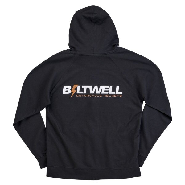 Hoodie Bolts Zip Black 2x