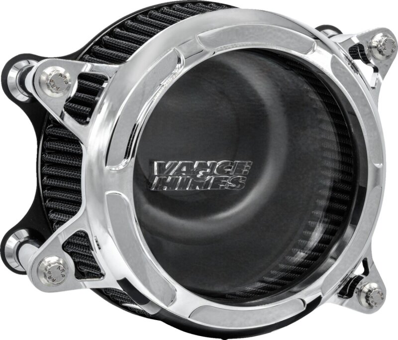 Air Cleaner Vo2 Wrinkle Chrome