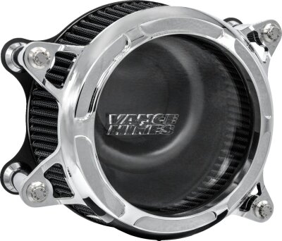 Air Cleaner Vo2 Wrinkle Chrome