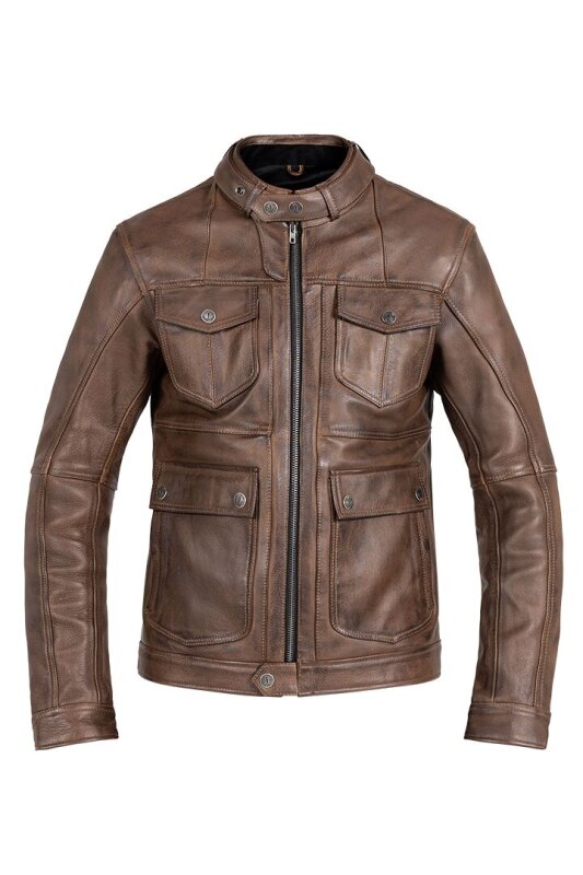 Jacket Drifter Leather Brown L