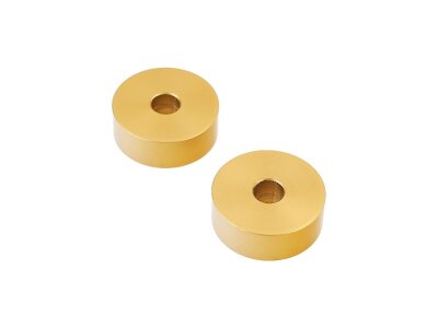 Club Style Crash Bar Slider Spacers Length: 15 mm Gold Anodized