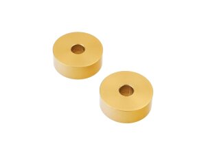 Club Style Crash Bar Slider Spacers Length: 15 mm Gold...