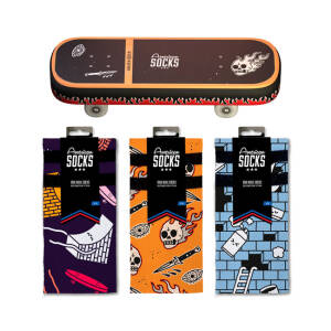 American Socks Skateboard Gift Box signature socks EU...