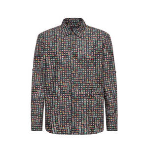 King Kerosin AOP shirt off black Size XL