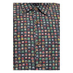 King Kerosin AOP shirt off black Size 2XL