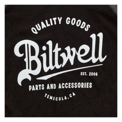 Biltwell Script baseball female shirt Size S