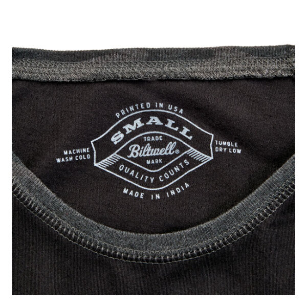 Biltwell Script baseball female shirt Size M