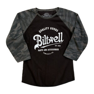 Biltwell Script baseball female shirt Size XL