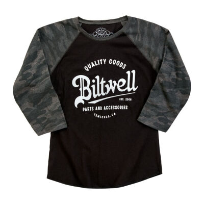 Biltwell Script baseball female shirt Size 2XL