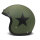 DMD Retro helmet Star Green Size XS