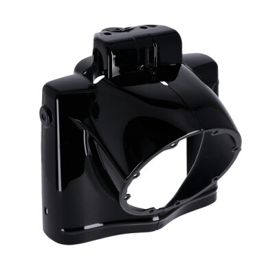 MCS, Road King headlamp nacelle cover. Black