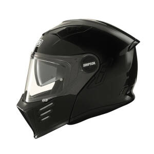 Simpson Darksome helmet black metal Size M