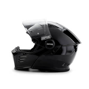 Simpson Darksome helmet black metal Size M