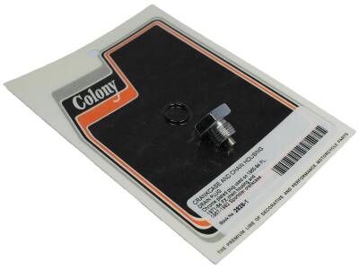 Chain Housing Drain Plug Chrome 1/2"-20 UNF