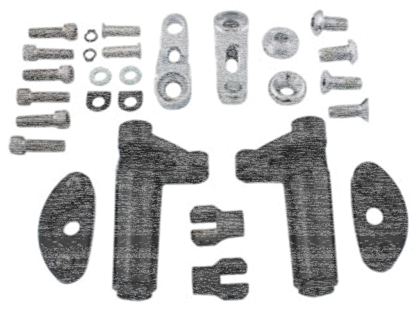 PA adjustable peg Mounts Black ST00-17 (DE)