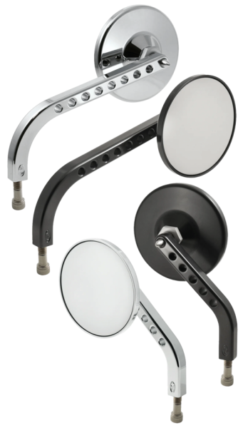JM Mirror Viewtech 7 Long LH Chrome (DE)