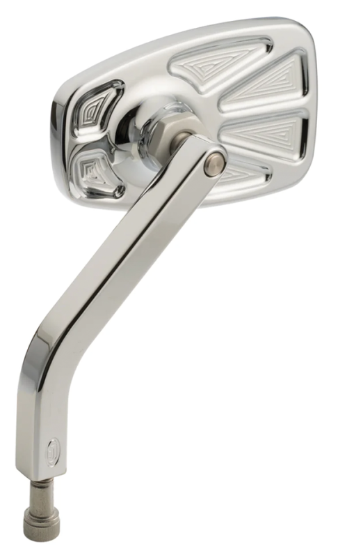 JM Mirror No. 8 Solid Short LH Chrome (DE)