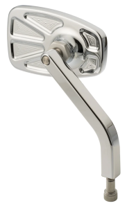 JM Mirror No. 8 Solid Short RH Chrome