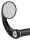JM Bar-End Mirror 2-1/4" Stem C Black (DE)