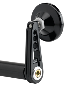 JM Bar-End Mirror 2-1/4" Stem D Black (DE)