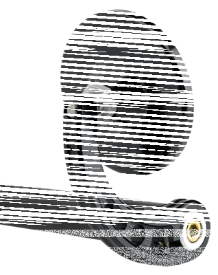JM Bar-End Mirror 3-1/4" Stem C Black (DE)