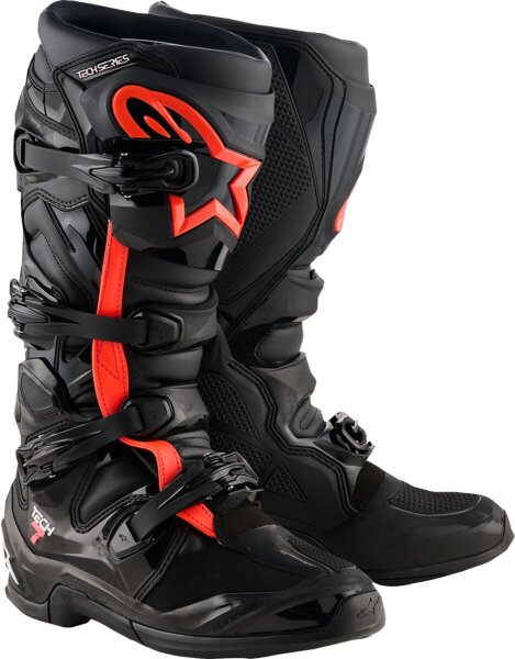 Boot Tech 7 Black/red Fluo 7