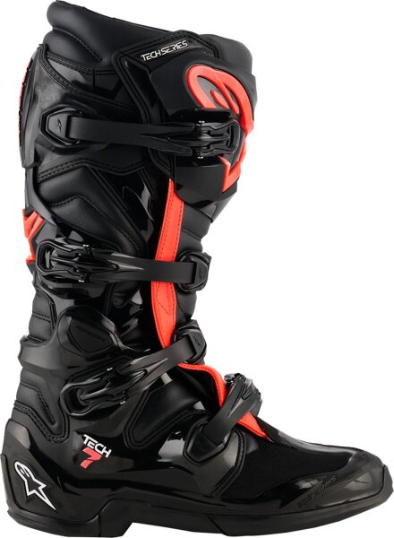 Boot Tech 7 Black/red Fluo 7