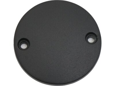 Smooth Point Cover for Big Twins Matte Black Powder Coated