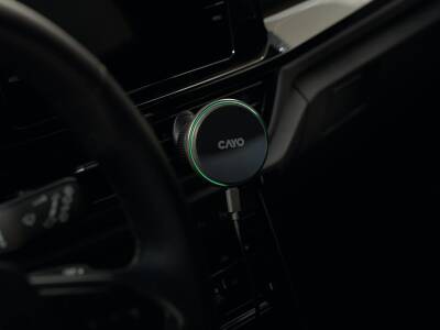 car.dokk Phone Bracket System with Inductive Charging Black