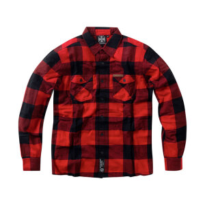 WCC Rigid Flannel shirt red/black Size M
