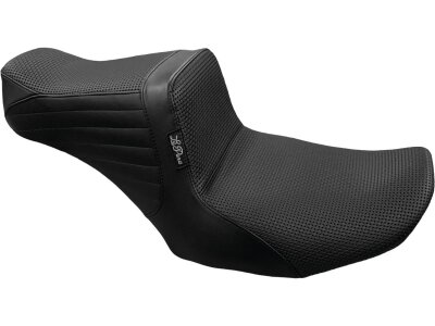 Tailwhip Seat Basket Weave, Driver Seating: 12.5" Wide, Passenger Seating 7,5" Wide Black Vinyl