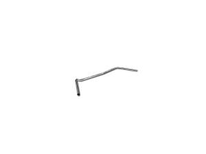 1" Dirty Bar Handlebar Non-Dimpled 3-Hole Chrome...