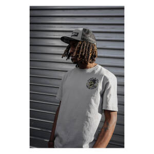 Down-n-Out Life Behind Bars t-shirt grey Size XL