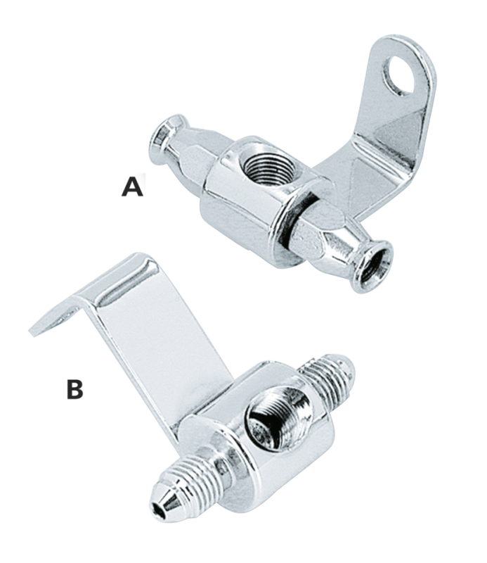 Rear Brake Line Tee SS for Softail (DE)