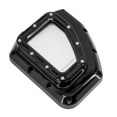 Trask, Assault cam cover w/window. Gloss black